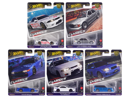 "Modern Classics" 5 piece Set "Car Culture" 2024 Series E Diecast Model Cars by Hot Wheels-0