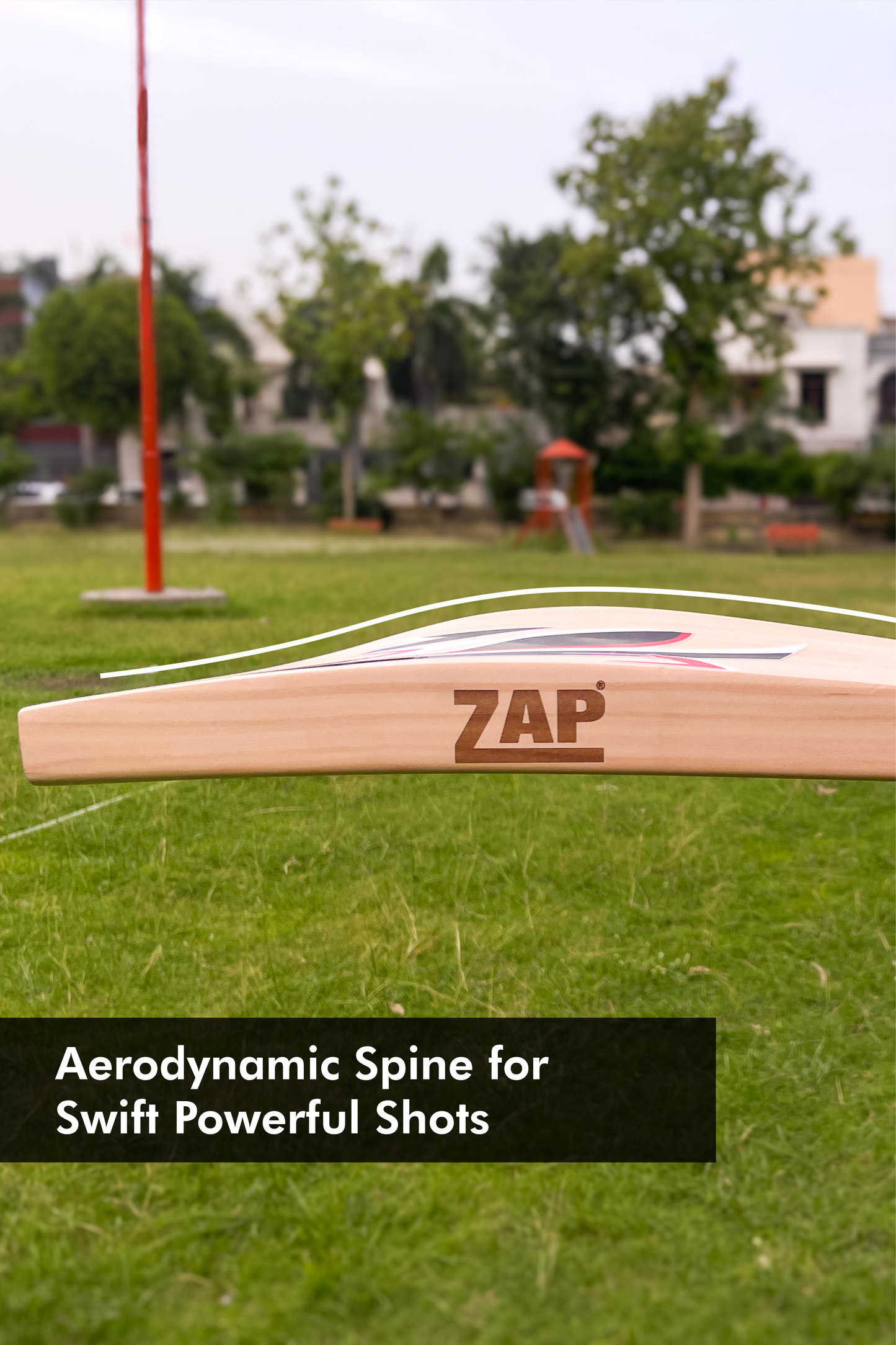 ZAP Alpha Kashmir Willow Cricket Bat (White)-3